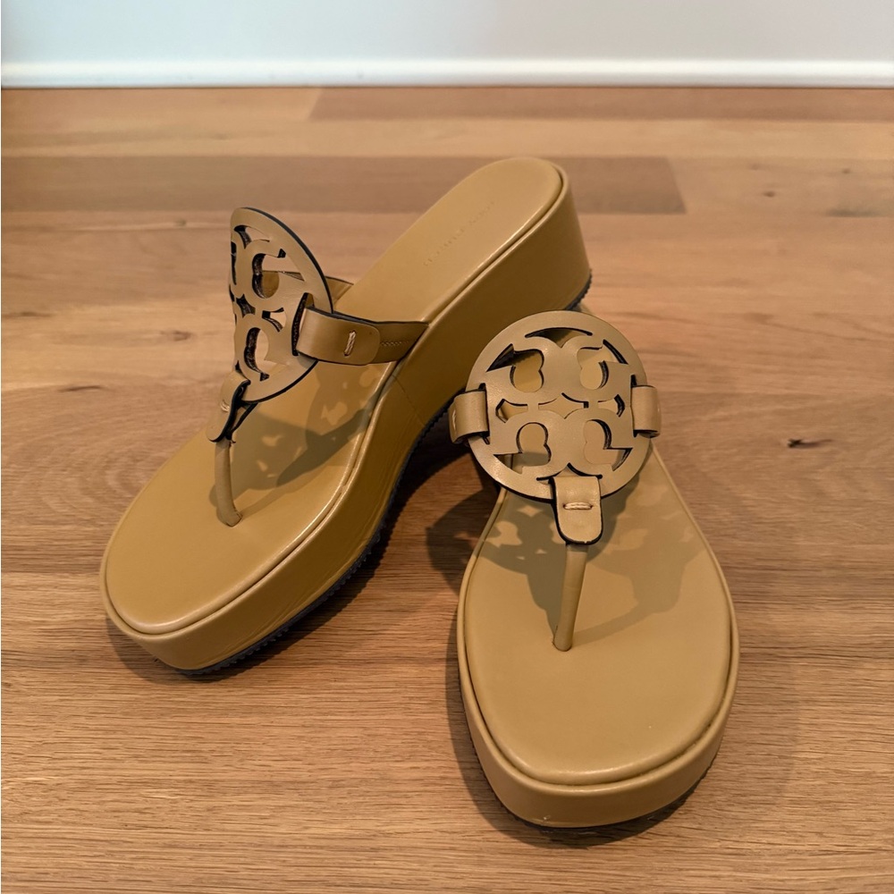 Tory Burch Miller Wedge Sandal, 7